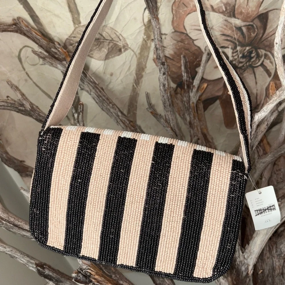 Anthropologie Fiona Beaded Bag: Geometric Edition - Picture 2 of 2